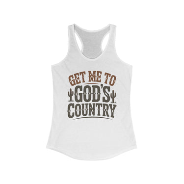 Wallen Get Me To God's Country Racerback Tank - Sunlit Funlit Country Music Tees